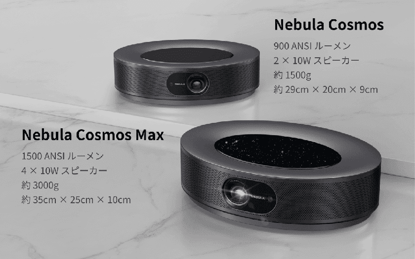 これは迷う… AnkerのLEDプロジェクター「Nebula Cosmos」はFHDが5.6万 