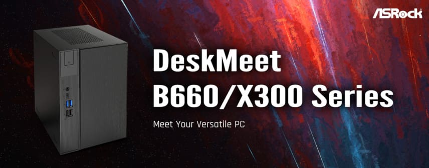 グラボが載るよ！Asrock「DeskMeet B660/X300」は容量8Lのベアボーン新