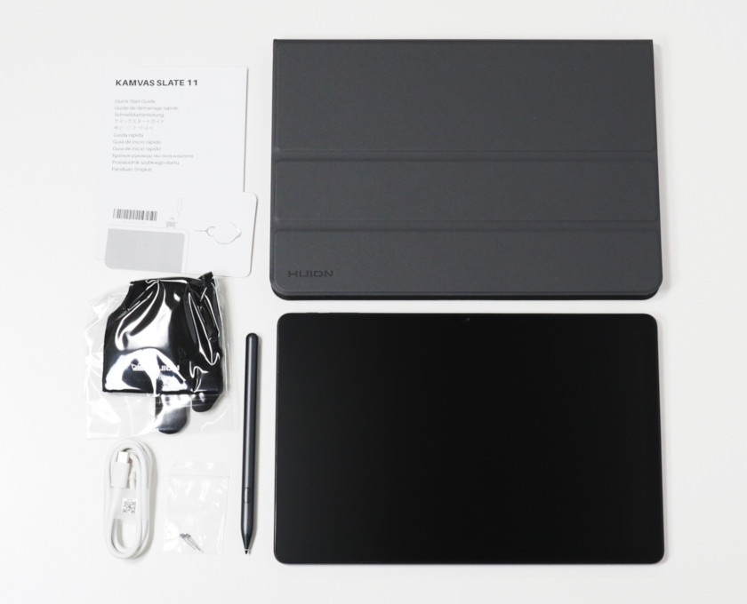 実機レビュー】HUION Kamvas Slate 11：つるすべ非光沢ガラスが